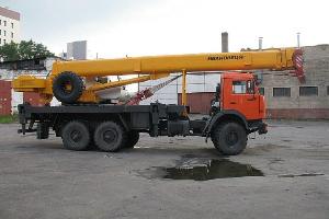 Автокран КАМАЗ-КС-55727, г/п 25 тонн, стрела 22м и 31м Город Уфа