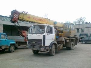 Автокран в Уфе 16 тонн Ивановец-Маз2323.jpg