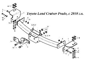 Фаркоп в Стерлитамаке Toyota Land Cruiser Prado, с 2010 г.в.jpg